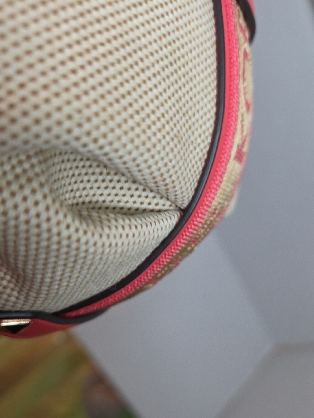 Michael Kors Maeve Large Hobo Bag Im Canvas Coral Pink Leather - Picture 14 of 14